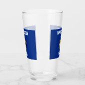 ウィスコンシンビールグラス タンブラーグラス (左)