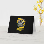 ウィスコンシンピクニック牛ビールチーズアンドアコーディオン カード (黄色い花)