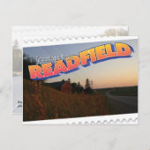 ウィスコンシンファーム， Readfield ポストカード (正面/裏面)