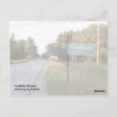 ウィスコンシンファーム， Readfield ポストカード (裏面)