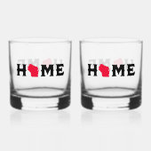 ウィスコンシンホーム ウイスキーグラス (正面)