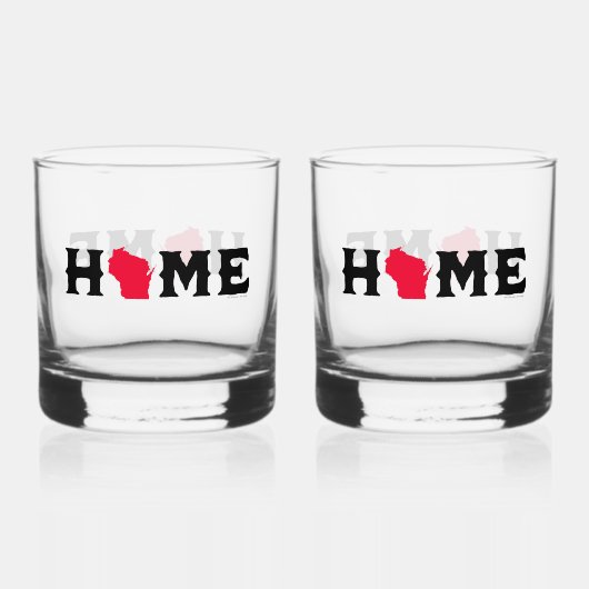 ウィスコンシンホーム ウイスキーグラス (裏面)