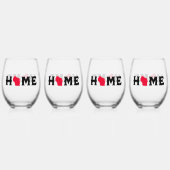 ウィスコンシンホーム ステムなしワイングラス (裏面)