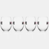 ウィスコンシンホーム ステムなしワイングラス (右)