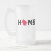 ウィスコンシンホーム フロストグラスビールジョッキ (左)