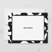 ウィスコンシンホーリーカウズ誕生日カスタムフラットカード カード (裏面)