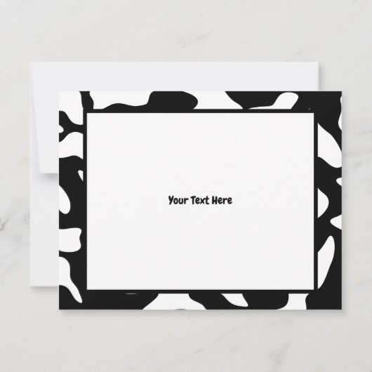 ウィスコンシンホーリーカウズ誕生日カスタムフラットカード カード (裏面)