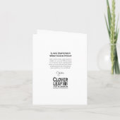 ウィスコンシンポイントレイクスーペリアカード サンキューカード (裏面)