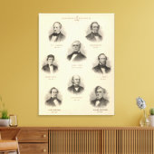 ウィスコンシンポートレート州知事NPタルマージュ キャンバスプリント (インサイチュ (リビング))