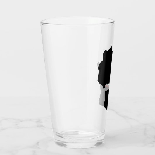 ウィスコンシンマディソンスカイラインテーマビアグラス タンブラーグラス (右)