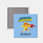 ウィスコンシンマラソンのマラソン後 マグネット (正面/裏面)