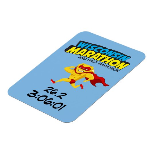 ウィスコンシンマラソンのマラソン後 マグネット (左側)
