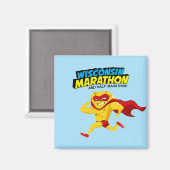 ウィスコンシンマラソンレースの日 マグネット (正面/裏面)