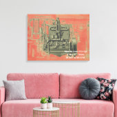 ウィスコンシンモーターミルウォーキーウィスコンシンエンジンアーリーK キャンバスプリント (インサイチュ (リビング))