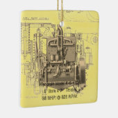 ウィスコンシンモーターミルウォーキーウィスコンシンエンジンアーリーK セラミックオーナメント (右)