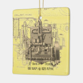 ウィスコンシンモーターミルウォーキーウィスコンシンエンジンアーリーK セラミックオーナメント (左)