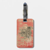 ウィスコンシンモーターミルウォーキーウィスコンシンエンジンアーリーK ラゲッジタグ (裏面縦)