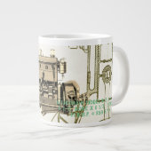 ウィスコンシンモーターミルウォーキーウィスコンシンガスエンジンB-3 ジャンボコーヒーマグカップ (正面右)