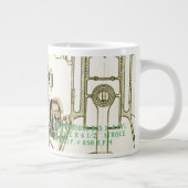 ウィスコンシンモーターミルウォーキーウィスコンシンガスエンジンB-3 ジャンボコーヒーマグカップ (右)