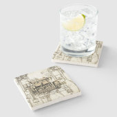 ウィスコンシンモーターミルウォーキーウィスコンシンガスエンジンB-3 ストーンコースター (横)