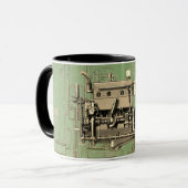 ウィスコンシンモーターミルウォーキーウィスコンシンガスエンジンB-3 マグカップ (正面左)