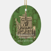 ウィスコンシンモーターミルウォーキーウィスコンシンガスエンジンK セラミックオーナメント (右)