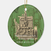 ウィスコンシンモーターミルウォーキーウィスコンシンガスエンジンK セラミックオーナメント (左)