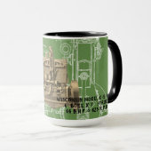 ウィスコンシンモーターミルウォーキーウィスコンシンガスエンジンK マグカップ (正面右)