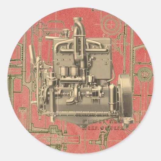 ウィスコンシンモーターミルウォーキーウィスコンシンガスエンジンK ラウンドシール (正面)