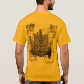 ウィスコンシンモーターミルウォーキーウィスコンシンガスエンジンK Tシャツ (裏面)