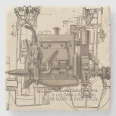 ウィスコンシンモーターミルウォーキーウィスコンシンガスエンジンX ストーンコースター (正面)