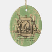 ウィスコンシンモーターミルウォーキーウィスコンシンガスエンジンX セラミックオーナメント (右)