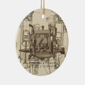 ウィスコンシンモーターミルウォーキーウィスコンシンガスエンジンX セラミックオーナメント (右)