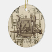 ウィスコンシンモーターミルウォーキーウィスコンシンガスエンジンX セラミックオーナメント (左)