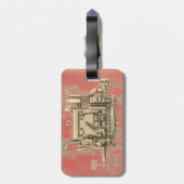 ウィスコンシンモーターミルウォーキーウィスコンシンガスエンジンX ラゲッジタグ (裏面縦)