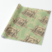 ウィスコンシンモーターミルウォーキーウィスコンシンガスエンジンX ラッピングペーパー (アンロールド)