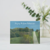 ウィスコンシンランドスケープ写真ことわざhi ポストカード (スタンド正面)
