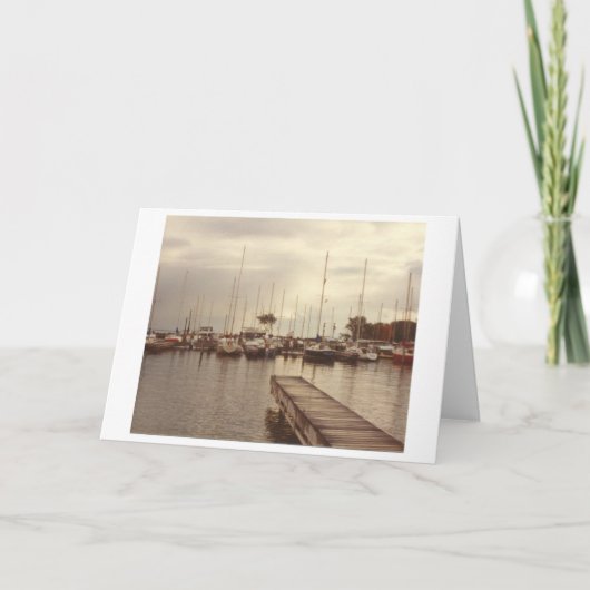 ウィスコンシンレイクスーペリアマリーナ ノートカード (正面)