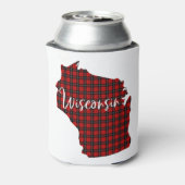ウィスコンシンレッドプレイド州マッチングパジャマファミリー 缶クーラー (缶裏面)