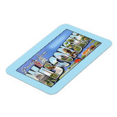 ウィスコンシンヴィンテージの挨拶 マグネット (左側)