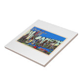 ウィスコンシンヴィンテージ大書葉書の州 タイル (側面)