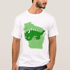 ウィスコンシン上のレトロのHodag Tシャツ