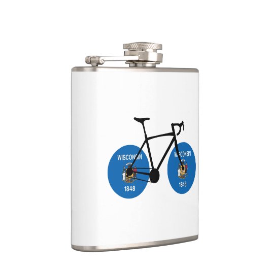 ウィスコンシン国旗のサイクリング フラスク (右)