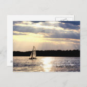 ウィスコンシン夫人のはがき ポストカード (正面/裏面)