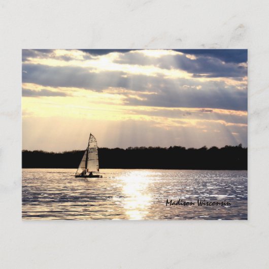 ウィスコンシン夫人のはがき ポストカード (正面)