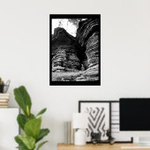 ウィスコンシン山脈の岩 ポスター (ホームオフィス)