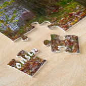 ウィスコンシン川をジャンプ。クリスマスの挨拶 ジグソーパズル (側面)