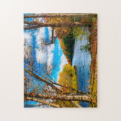 ウィスコンシン川をジャンプ。 ジグソーパズル (縦)