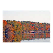 ウィスコンシン川沿いの秋