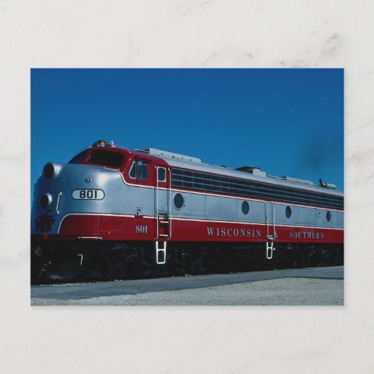 ウィスコンシン州と南部、EME E-8a ポストカード (正面)